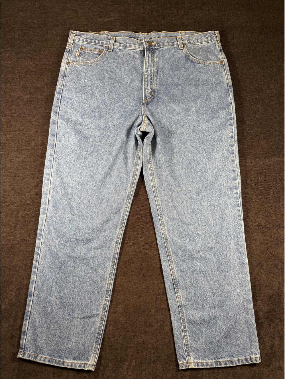 Carhartt Traditional Fit Men's Jeans 42x30 Light Blue Denim